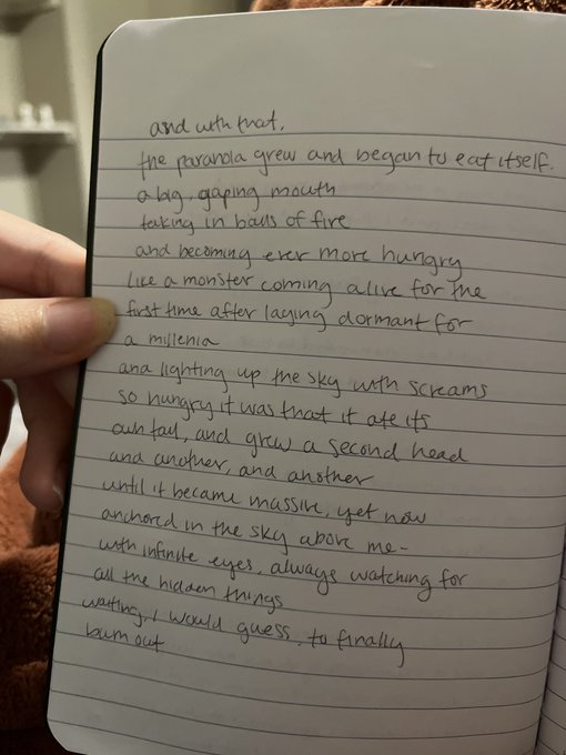 this is one of my favorites, I wrote it rather early on in there before I got kind of, well hard to write