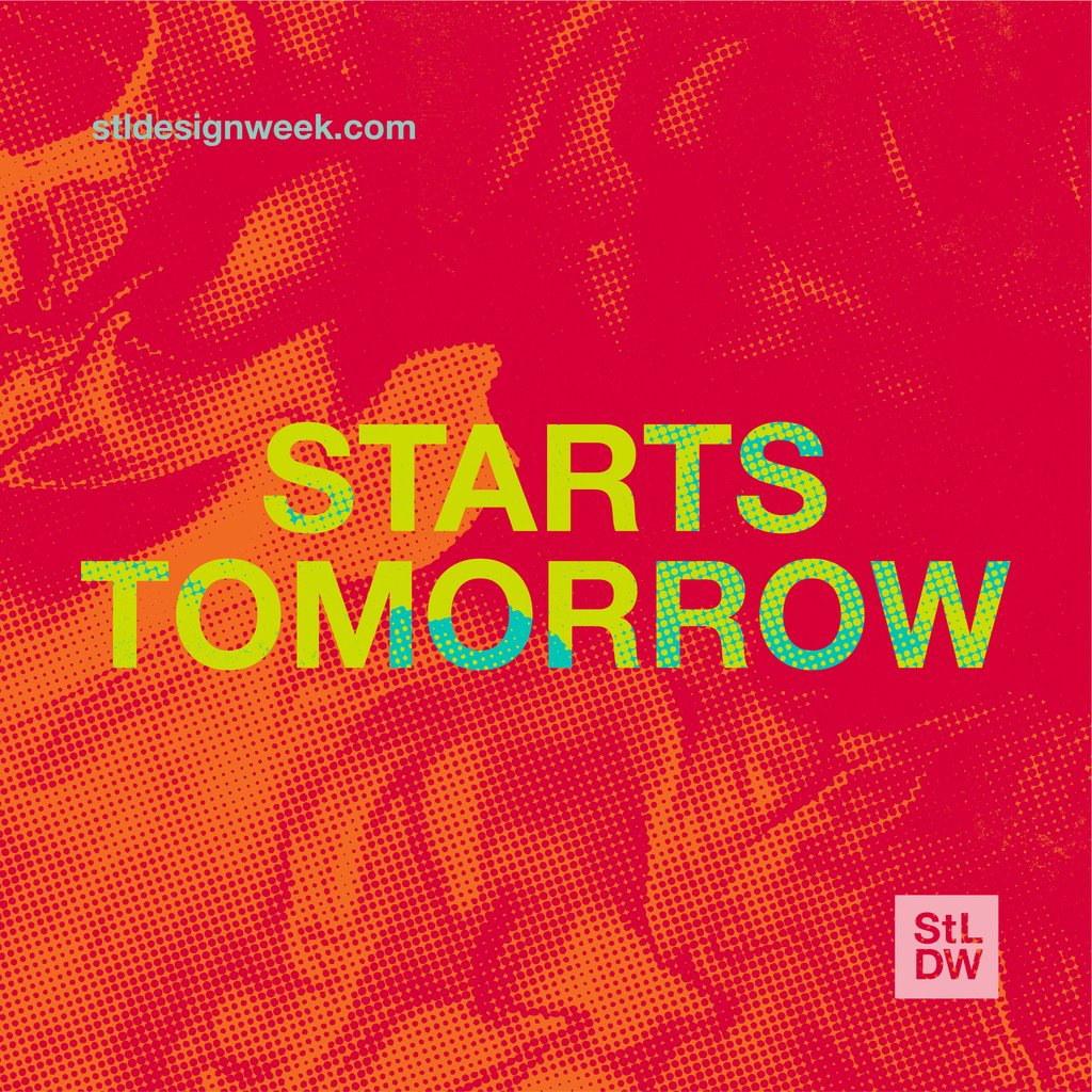 🔥 Design Week starts TOMORROW and we have over 20 events for you to choose from. 

Join us Monday evening for our opening party and throughout the rest of the week. You won't want to miss this one. 

stldesignweek.com