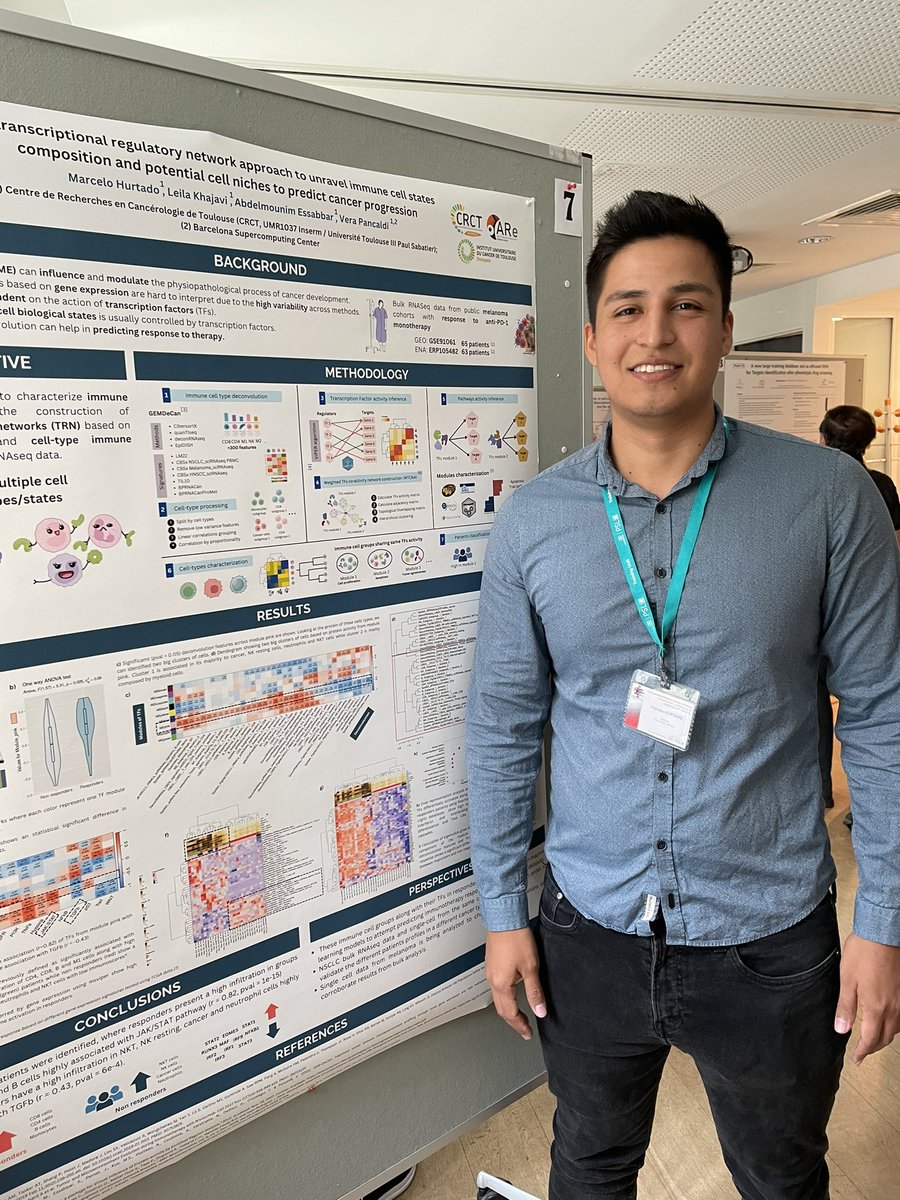 marcelohurt13's tweet photo. Glad to receive the best poster presentation award in the Computational Systems Biology of Cancer symposium at @SysBioCurie 

Incredible week in Paris full of amazing discussions around #bioinformatics and #immunooncology

@crctoncopole @CareGraduate @VeraPancaldi @Benoit3166 https://t.co/7HvZ7VPqem