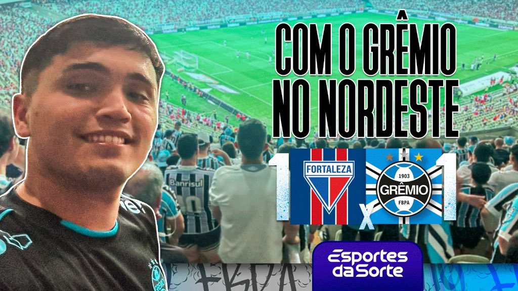 FBITricolor's tweet photo. VÍDEO NOVO NO CANAL!🇪🇪👍

Nesse, toda a ida até Fortaleza pra acompanhar o Grêmio em mais uma fora no Brasileirão.

Viagem com a delegação, conhecendo Fortaleza, resenha com torcedores locais, gremistada que vive longe e o apoio no setor visitante.

LINK: https://t.co/zN1lCDB3nV https://t.co/VOclgmtT0t