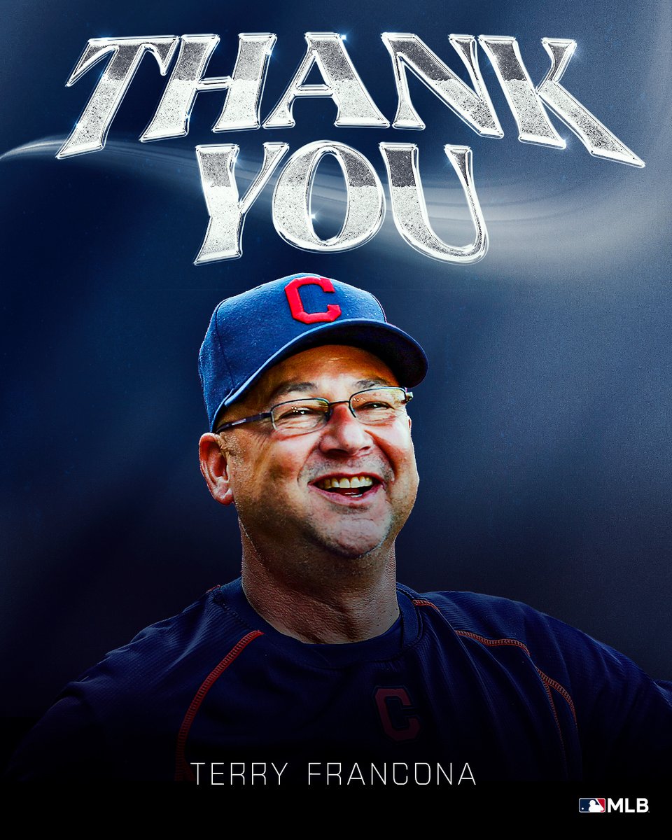 10 years as a Major League player. 23 more seasons as a manager. 1,950 wins, 3 AL pennants, 2 World Series championships, and universal love and respect around the game. There’s only one Terry Francona! 👏