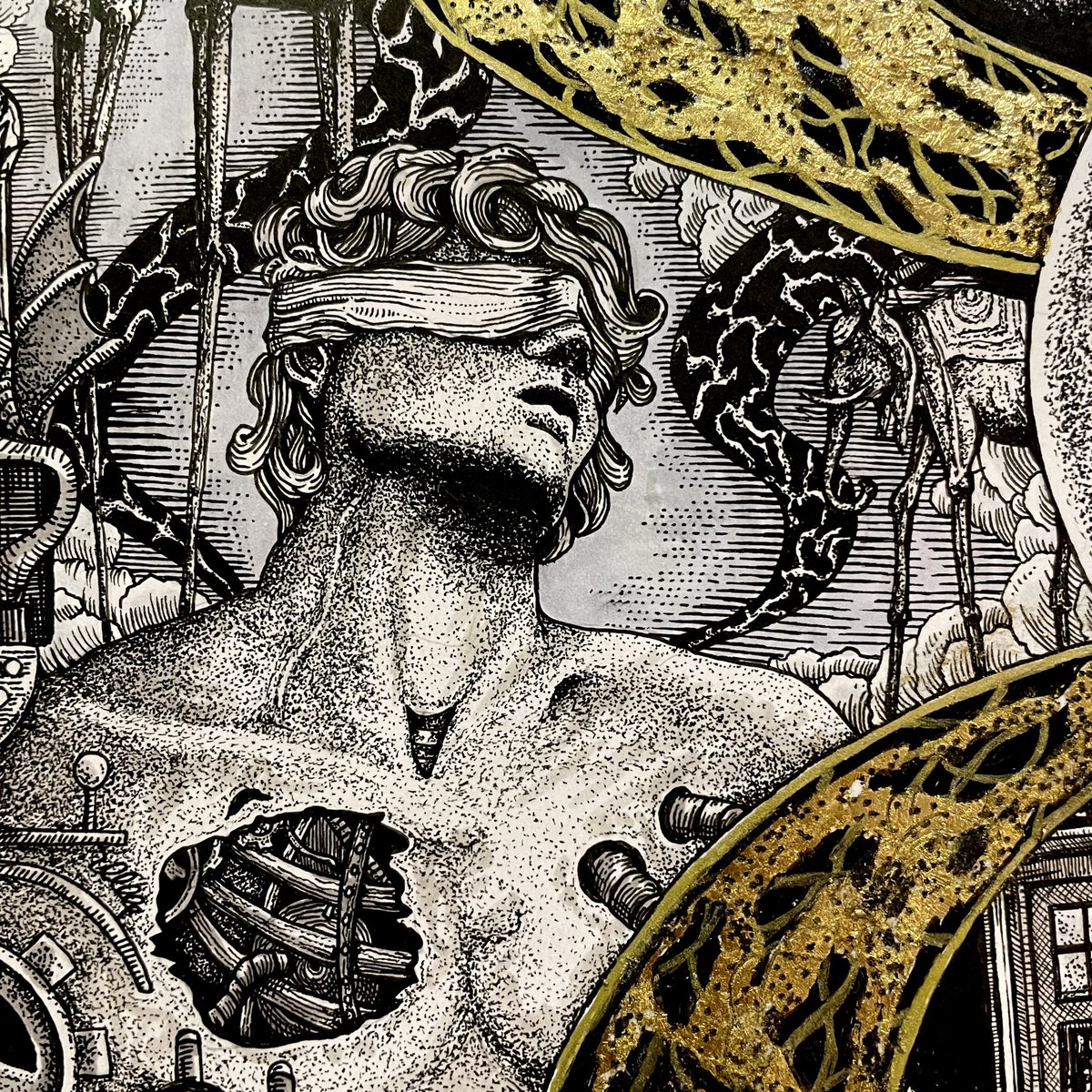 Maybe_Rus's tweet photo. Part of my “Demons”. 👁️

#maybe_rus #artist #ink #penart https://t.co/eEkBZ1vItJ