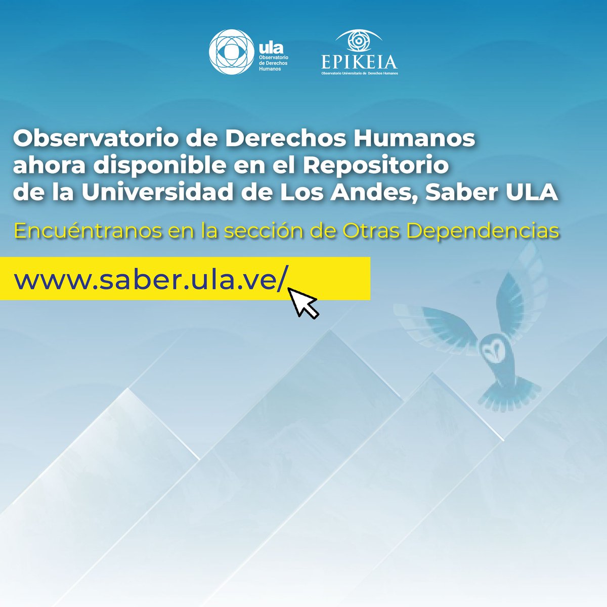 Primera colección de “Cuadernos de Derechos Humanos" del Observatorio de Derechos Humanos ULA, también disponible en el Repositorio de la <a href="/ULA_Venezuela/">Univ. de Los Andes</a> <a href="/SaberULA/">SABERULA</a>.

 Consulta ingresando en el siguiente enlace: saber.ula.ve/handle/1234567…