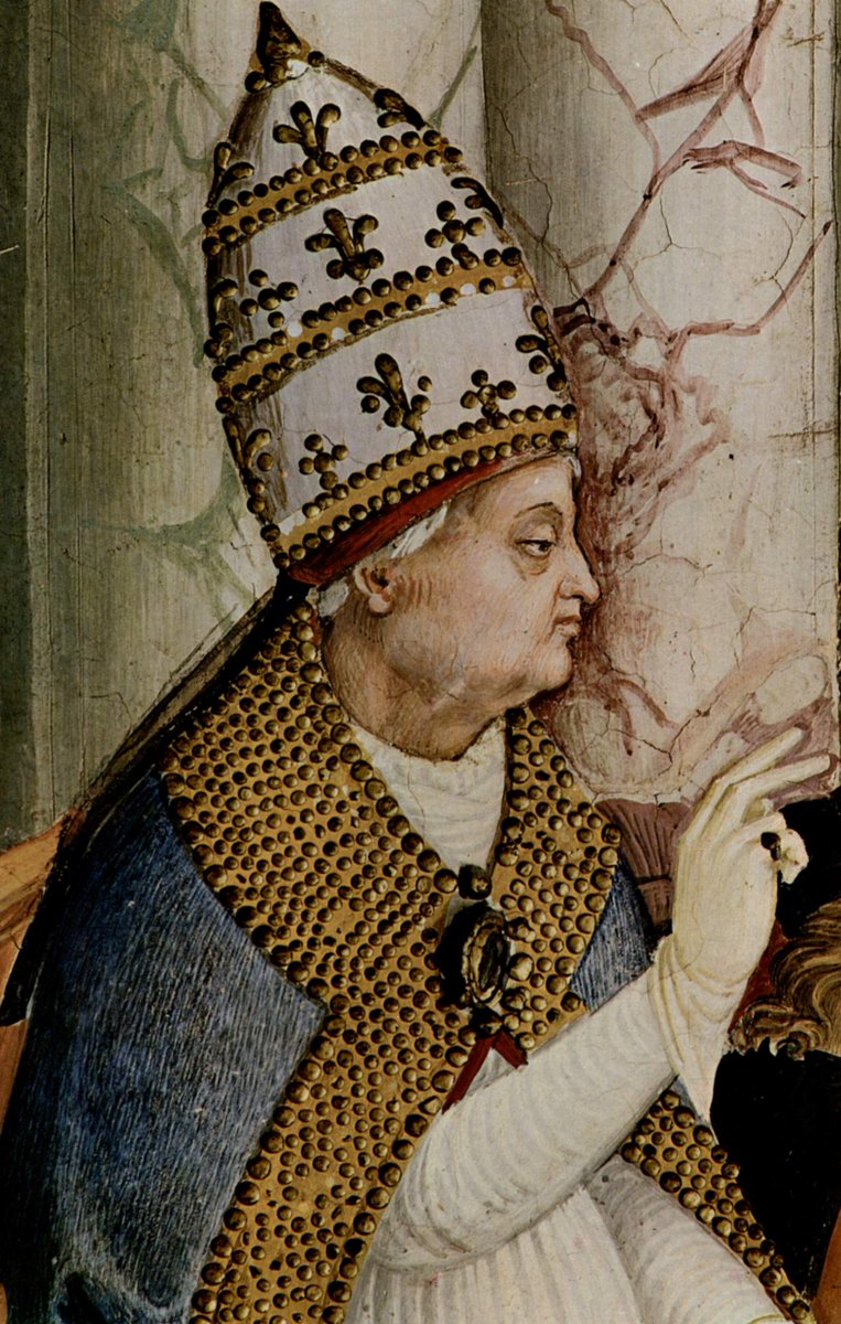LandsknechtPike's tweet photo. Why were ancient Roman ruins so important for 15th century Italian humanists?

In 1462 Pope Pius II issued a papal bull prohibiting the destruction or removal of the ancient ruins in Rome. His explanation was the following:

"Desirous that our venerable city be preserved in its dignity and splendor, we must attend to its care with the greatest vigilance. Not only the basilicas, churches, and religious sites, in which many relics of the saints reside, but also the ancient buildings and their ruins should be handed down to posterity, as these confer upon the city its most beautiful adornment and its greatest charm; they attest to ancient virtues and encourage us to emulate their glorious example."

Anyone who damaged the ruins would feel the Pope's wrath and would be immediately excommunicated!

Pope Pius II, born Enea Silvio Bartolomeo Piccolomini and elected Pope in 1458, was a typical Renaissance humanist obsessed with ancient Rome and architecture.

He had been concerned about the state of ancient Roman ruins for a long time and even before he became Pope he severely criticized people who burned marble to make lime.

This echoed concerns of other humanists such as Leon Battista Alberti who wrote:

"I call Heaven to witness, that I am often filled with the highest indignation when I see buildings demolished and going to ruin by the carelessness, not to say abominable avarice of the owners, building whose majesty has saved them from the fury of the most barbarous and enraged enemies, and which Time himself, that perverse and obstinate destroyed, seems to have destined to eternity."

Such attitude can be traced way back to the early humanist poet Petrarch who famously cried when he visited Rome in 1337, seeing the state of the fallen walls, ruined temples and palaces. He urged a friend from the powerful Roman aristocratic family, the Annibaldi, to save the remains of the ancients. "It will be an honour for you to have saved these ruins, because they testify to what once was the glory of unviolated Rome."

15th century humanists brought this fascination with ruins to a new level. Poggio Bracciolini wrote a book The Ruins of Rome between 1431 and 1448, which contains a detailed analysis of ruins. Similar books emerged in following years and a sort of proto-archaeological literature developed.

Ruins also became an aesthetic ideal, and painters gradually introduced the motif of partially-collapsed ancient buildings in their works. Landscapes with Roman ruins became common in art.

But this fascination with ruins did not only have an aesthetic and archaeological purpose but also an ideological one. It reflected the change in which the ancient Roman past, and past in general, began to be perceived in the West.

Italian humanists began glorifying classical antiquity, and ancient Roman Empire in particular, as a "golden age", and saw what came afterwards as a "dark age". For them, the ancient Roman ruins were a reminder of a glorious but long-gone past. They were also seen as a lesson and a warning to the present, a symbol of decline of a powerful empire. They saw themselves living in the shadow of these ruins.

This was in contrast to how medieval Europeans used to view history which was seen as progressing in linear way as according to God's plan. In such view, the ancient Roman Empire was seen as merely a transitional phase, and not an age that should be glorified above others. For this reason they did not pay that much attention to Roman ruins.

But the humanists desired a restoration of the glory of the ancient Roman Empire and its ruins played an important part in that as well. Flavio Biondo's book Rome Restored written between 1444 and 1448 argued for return of the city of Rome to its previous heights of grandeur by recreating what Rome used to look like based on the ruins which remained. This work included a systematic and well documented guide to the ruins of Rome.

The idea of restoring ancient glory became a powerful political weapon in Renaissance Italy and important part of rhetoric of various rulers, who wanted to be seen as reviving the virtues of a glorious past. The popes were also on board with this ideology. Pope II recognized the ideological power of ancient ruins and in this context he enacted measures to preserve them.