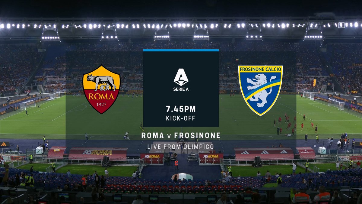 Full Match: AS Roma vs Frosinone