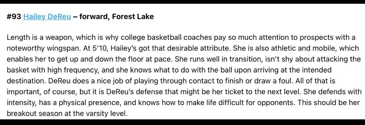 Thank You!! <a href="/PGHMinnesota/">Prep Girls Hoops Minnesota</a> @MNPREP2024_2026 <a href="/FLGirlsHoops/">Ranger Basketball</a>