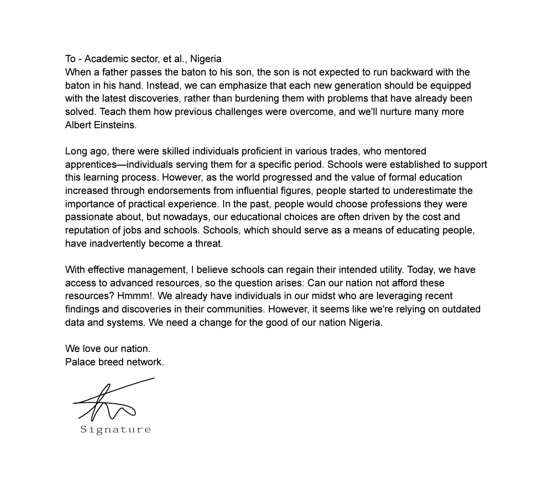 TabugboWisdom's tweet image. A note to Nigeria❤, my country.
#MTBs