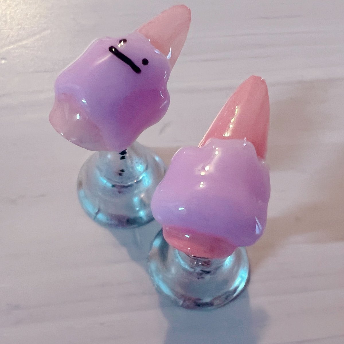 chibi_nail's tweet photo. ＿　．໒꒱

めたもん

 #ネイルチップ  #ネイルパーツ  #3Dネイル  #3Dネイルパーツ  #キャラクターネイル  #ポケモンネイル  #メタモンネイル  #nails  #nailart  #kindsnails  #キッズネイル  #ちびっこねいる https://t.co/vZL0FyX3Xd