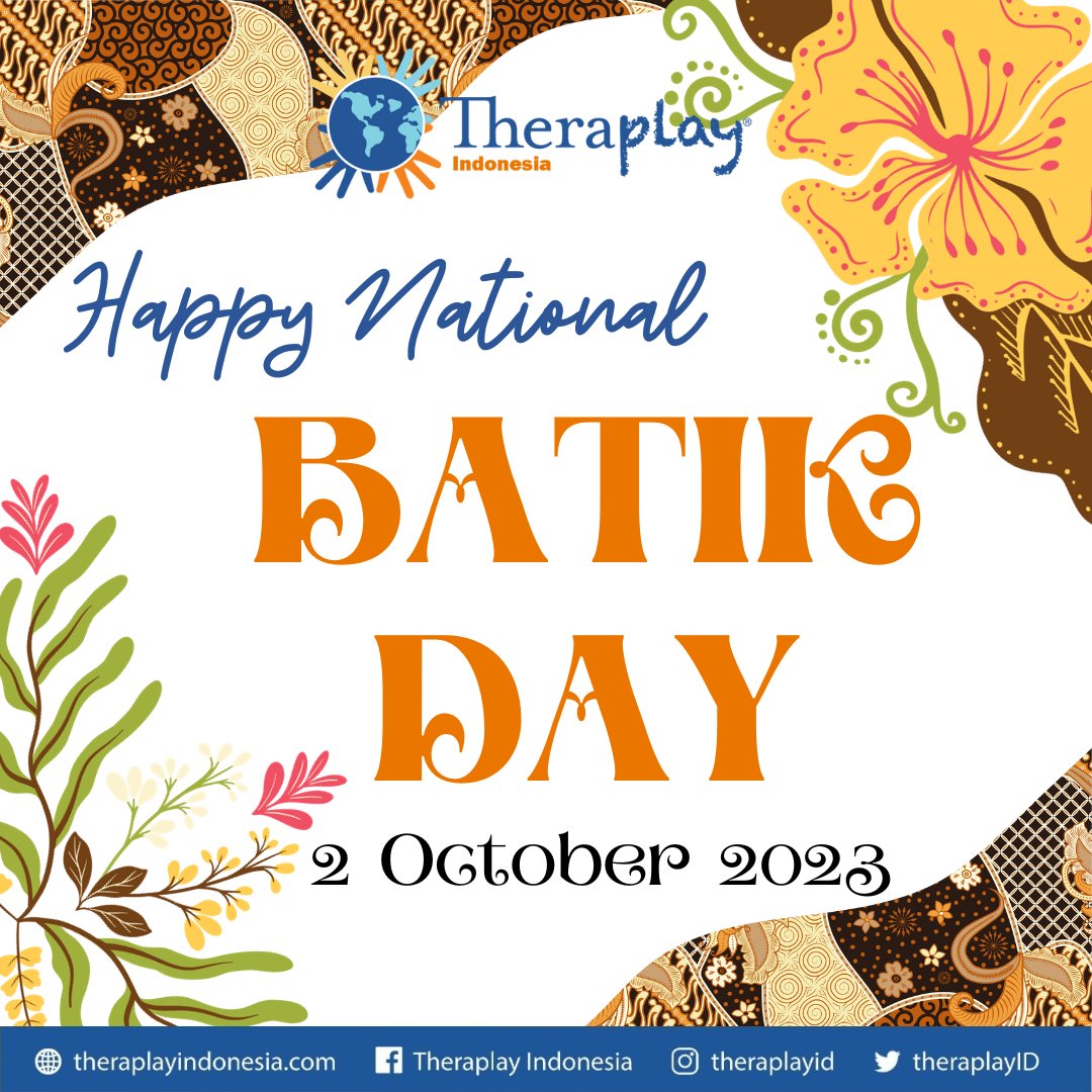theraplayID's tweet photo. Batik is one of our beloved and precious national heritage. Let's celebrate today's national Batik Day.

#weareproudofbatik
🥰 https://t.co/o6rB8zbeNP