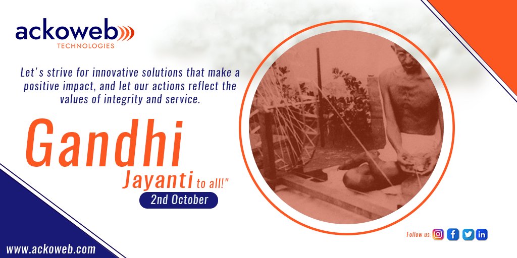 ackowebofficial's tweet photo. Happy Gandhi Jayant to you all!
#GandhiJayanti #iPhone14onFlipkart #LeoTrailer #ShahRuhKhan #2ndOctober #ShramdaanForSwachhata #mahatma_Gandhi_jayanti #rajghat https://t.co/MaoYwhAjeK