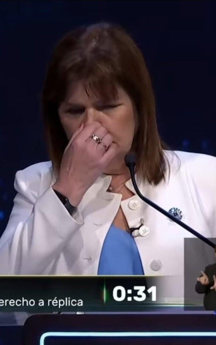 GESTO 1 : Nos pica la nariz cuando mentimos u ocultamos información. Aquí les dejo la picazón de <a href="/PatoBullrich/">Patricia Bullrich</a> cuando le preguntan sobre Melconián y su plan económico.