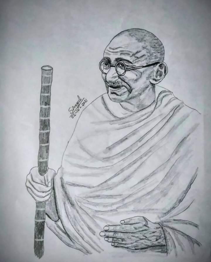 iamartist___'s tweet photo. Happy Gandhi Jayanti! Let’s follow the path of truth and non-violence.

#GandhiJayanti #GandhiJayanti2023 #gandhijayantispecial https://t.co/hZNfhphd7c
