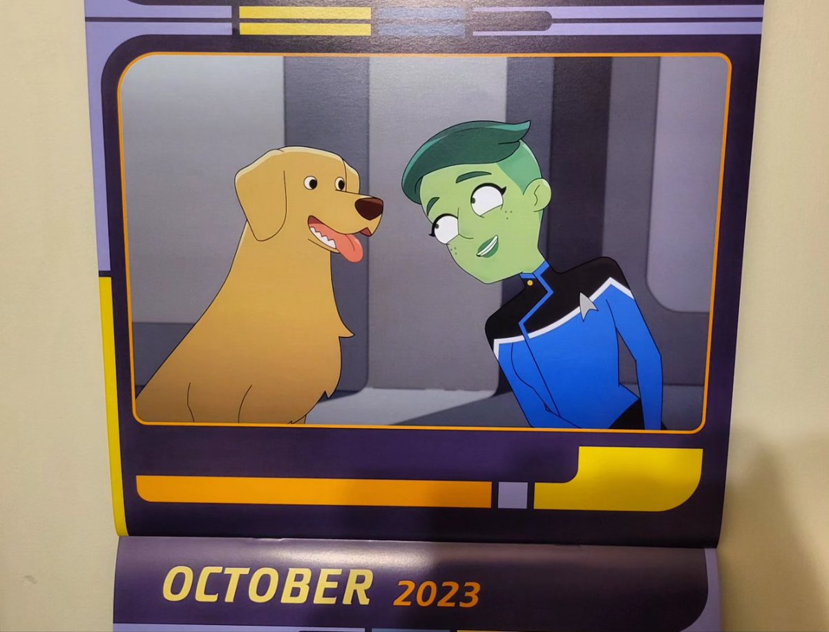 Kertrats's tweet photo. It's #October, my birthday month and the official start of spooky season! #HappyCalandarChangeDay! #StarTrek #StarTrekDiscovery #StarTrekLowerDecks #calendarchange #calendarchangeday https://t.co/vPFiKAYbAB