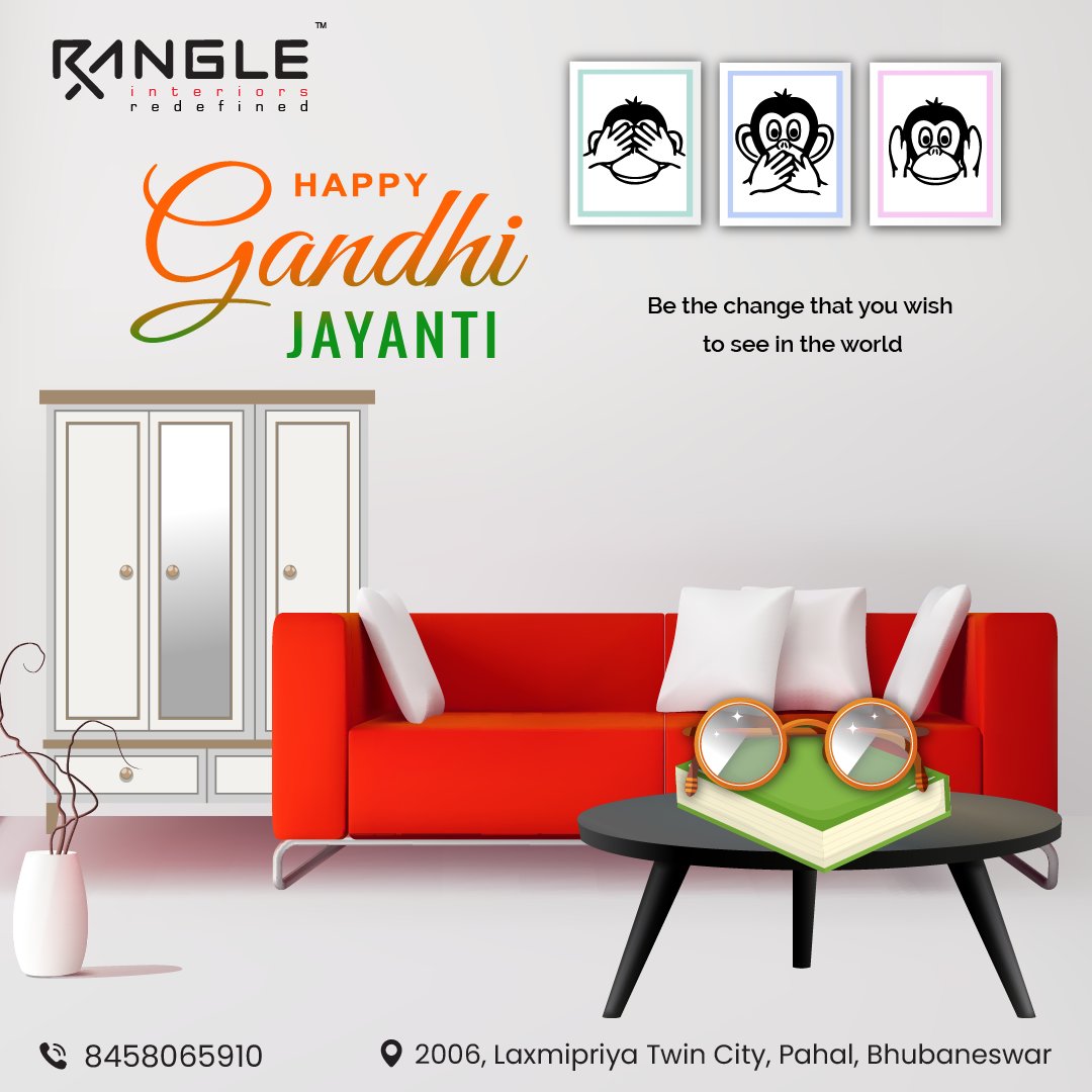 rangleinteriors's tweet image. Remembering the Father of our Nation on his birth anniversary. 🇮🇳✨

Happy Gandhi Jayanti!

#rangleinteriors #RANGLE #InteriorDesigner #2ndOctober #Gandhi #GandhiJayanti #MahatmaGandhi #PeaceAndHarmony