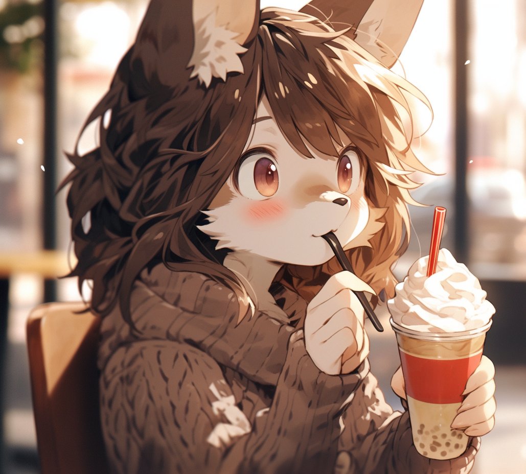 TlanoAI's tweet photo. クリームタピオカミルクティー🧋 https://t.co/jr7HbzlSYV