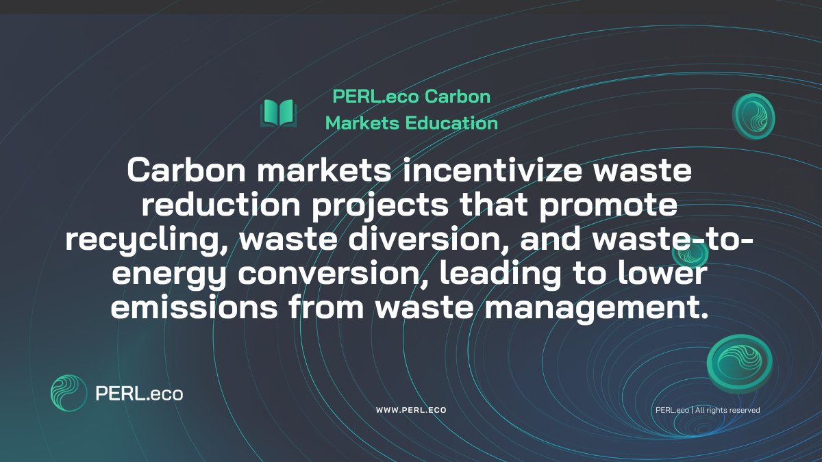 PERL_eco's tweet photo. How do carbon markets contribute to sustainable waste reduction?
#PERLCarbonEdu https://t.co/4c8yfj62dv
