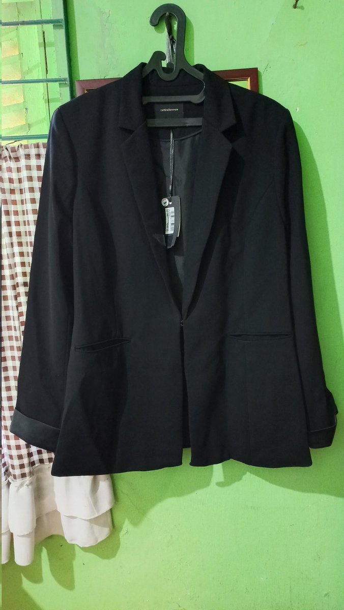 Littlemuffinlop's tweet image. #wts #preloved
PRELOVED BLAZER SLIM FIT CARDINAL FEMME

• Belum pernah dipakai
• Tag harga masih ada
• No minus
• Dijual karena kekecilan

HB = 589K
HJ = 400K

DETAIL UKURAN :
Lbr Bahu : 40cm
½ Lgkr dada : 51,5cm
½ Lgkr pinggang : 44cm

Shopee/tokped ✅️
⛔️ Nego No sadis ⛔️