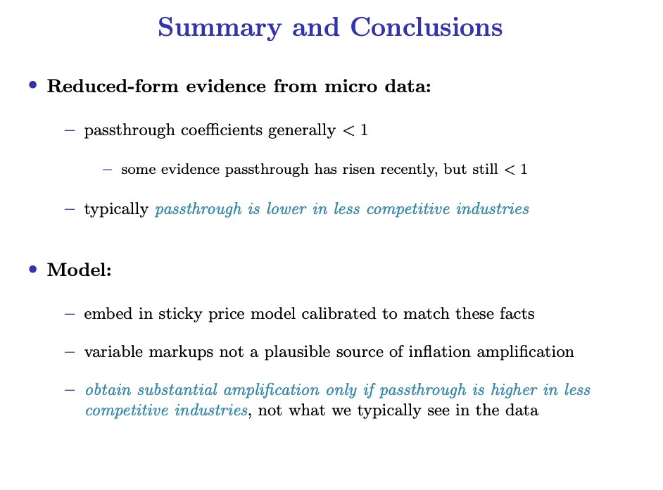Are rising profit margins a source of significant inflation amplification? Not according to Australian micro data.