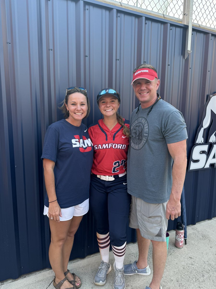 We saw this gal play her first <a href="/SamfordSB/">Samford Softball</a> game today.  It was a good day.