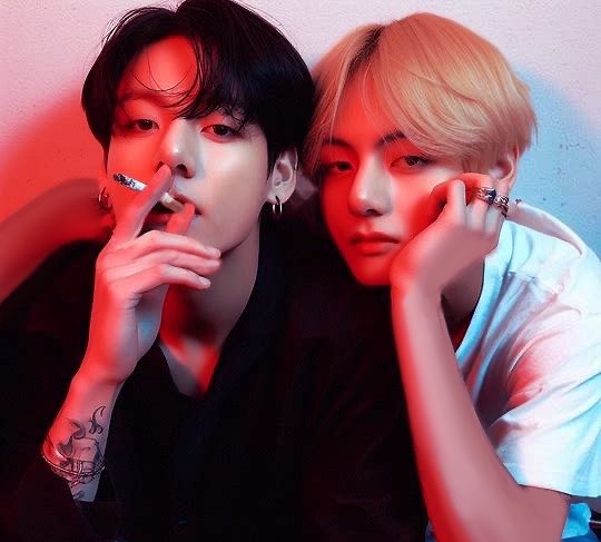 kvcero's tweet image. leaked photo of taekook (real)