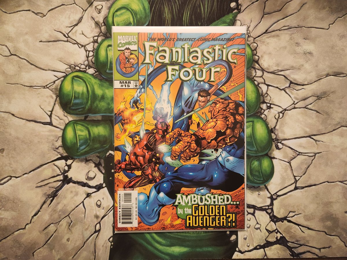 Apollokid3000's tweet photo. Fantastic Four, Vol.3 #15. $1 flea market find.
#MarvelComics
#fleamarketfind
#IronMan
#FantasticFour
#YancySt https://t.co/ixV77GCND5