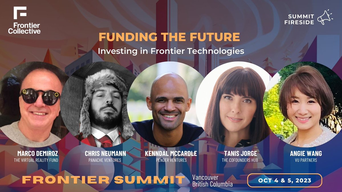 It's very difficult to foster innovation without access to capital. Join me at Frontier Summit as I moderate an incredible panel of VCs who know what it takes to support the next generation of entrepreneurs. It's a conversation that will give clarity and guidance to anyone