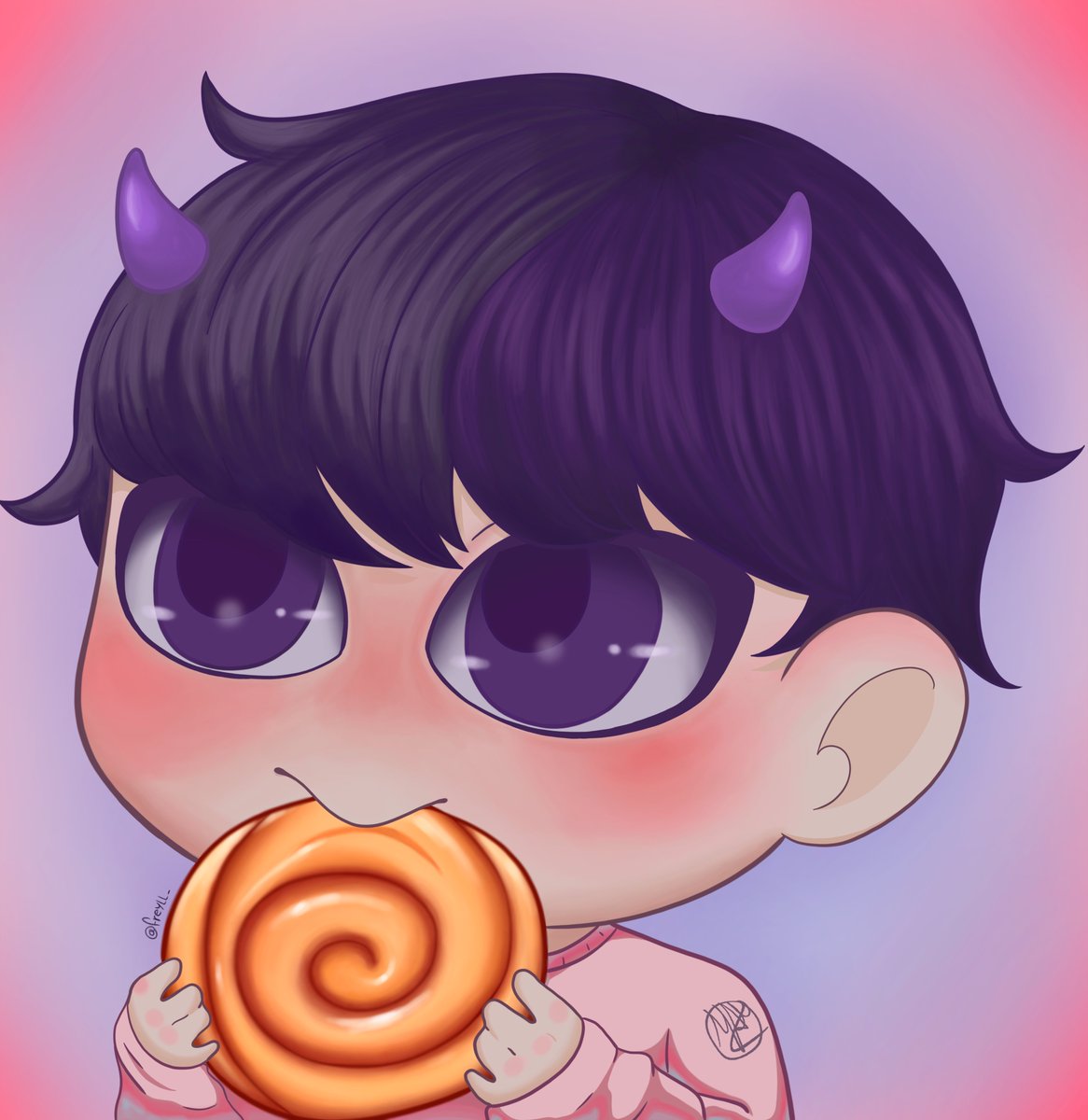 Freyll_'s tweet photo. You're so cute!!!!
Booeenaas, hice este dibujito icon para @_doolpein 🍄
º
#drawing #ocdrawing #iconchibi #chibiboy #demons  #photoshop  #boyfriend  #art #aestheticgirl  #demonart  #digitalart https://t.co/G69Fr7HSz1