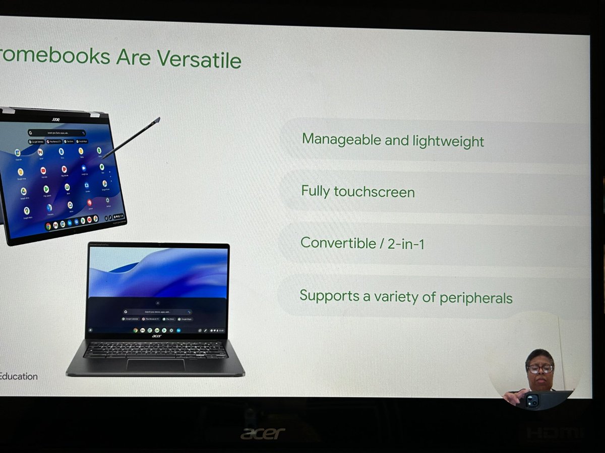 MsFagin's tweet image. The #AcerForEducation Chromebook is incredible for educators. It is so many features that will aid us in our daily work! #GoogleChampions #FaginatorTech