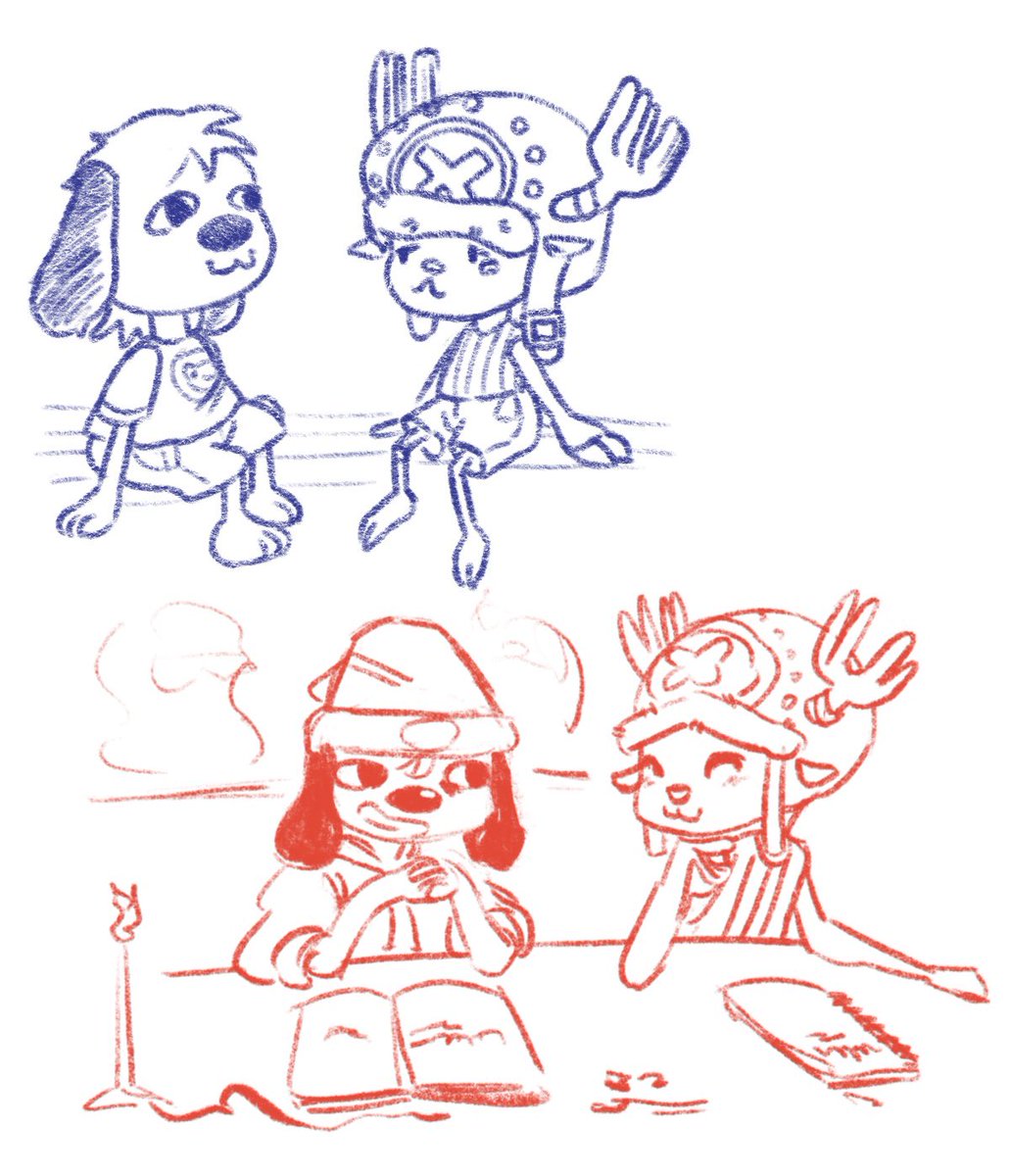 I simply can’t explain. Parappa and Chopper being buddies