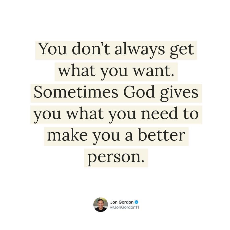 There’s always a bigger plan at work!