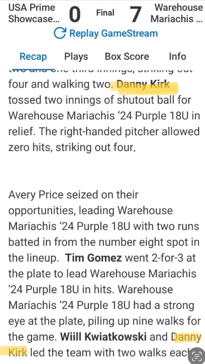 Game 2 of my tournament this weekend. Team did great and we got the win.
