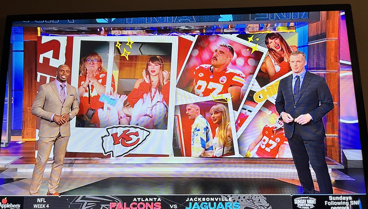 there is no way that this is on my screen right now 😭

taylor swift really took over football