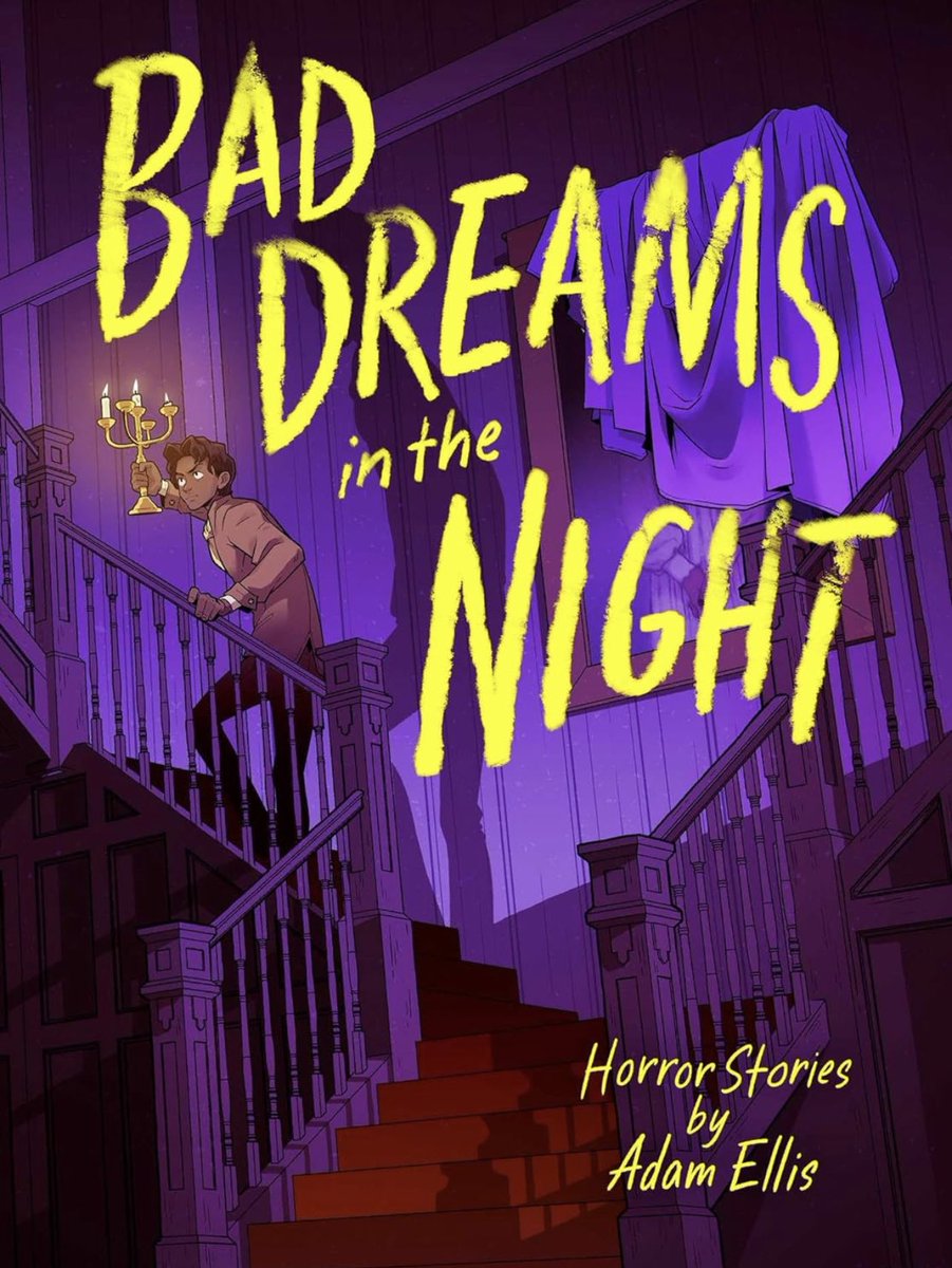 It's my birthday today! Now would be a delicious time to pre-order my new book of original horror comics. 😌 