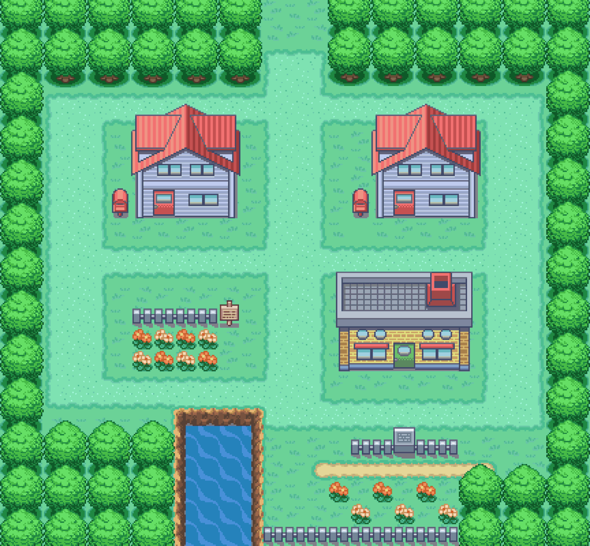 I made something, I hope y'all like it!

#pixelart #mapdesign #pokemon