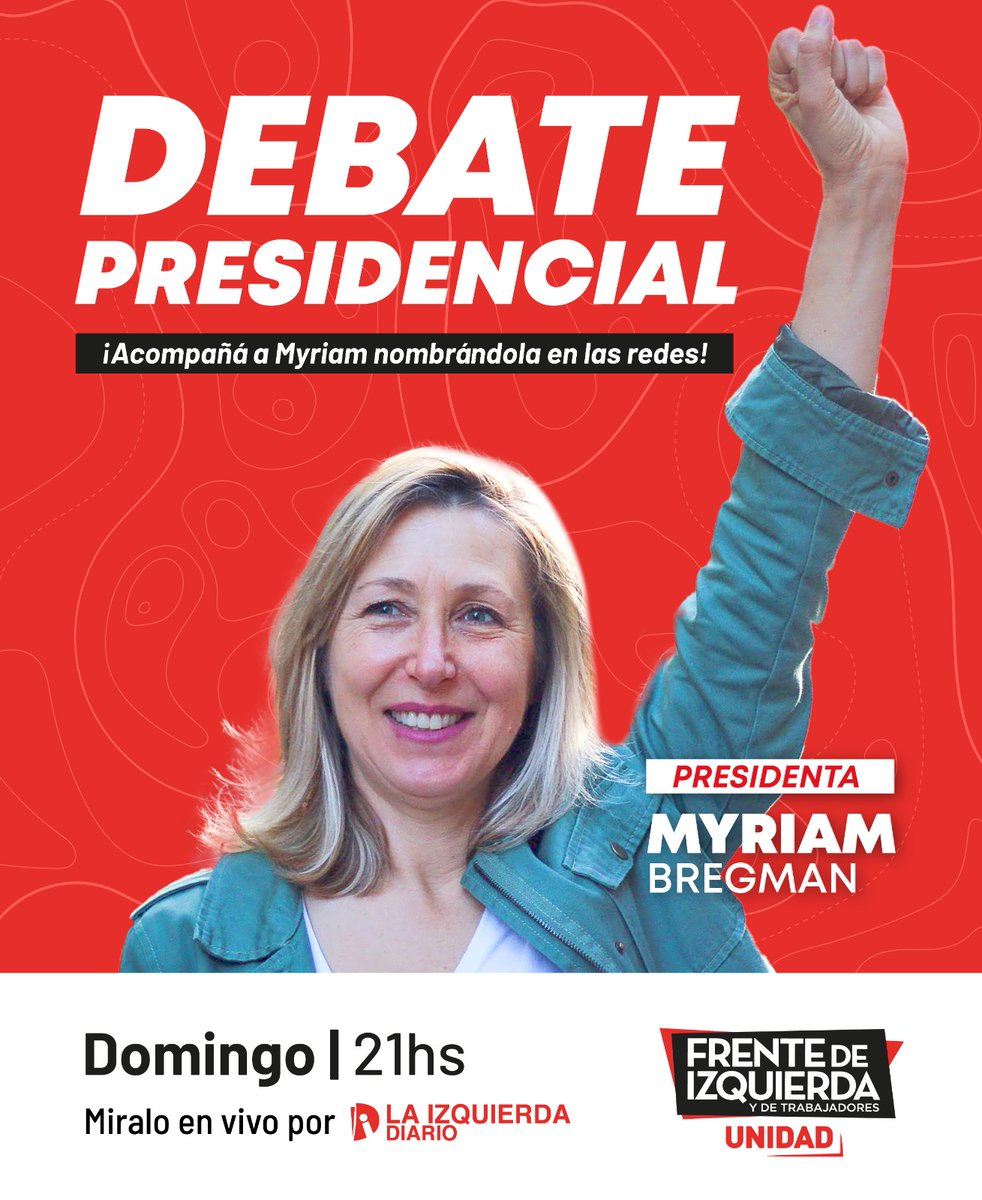 TamyGram's tweet photo. Hoy en el #DebatePresidencial
Ella @myriambregman
La única que representa a las mujeres y diversidades sexual vs los que no quieren ni hablar del tema https://t.co/07bjP0eXfV
