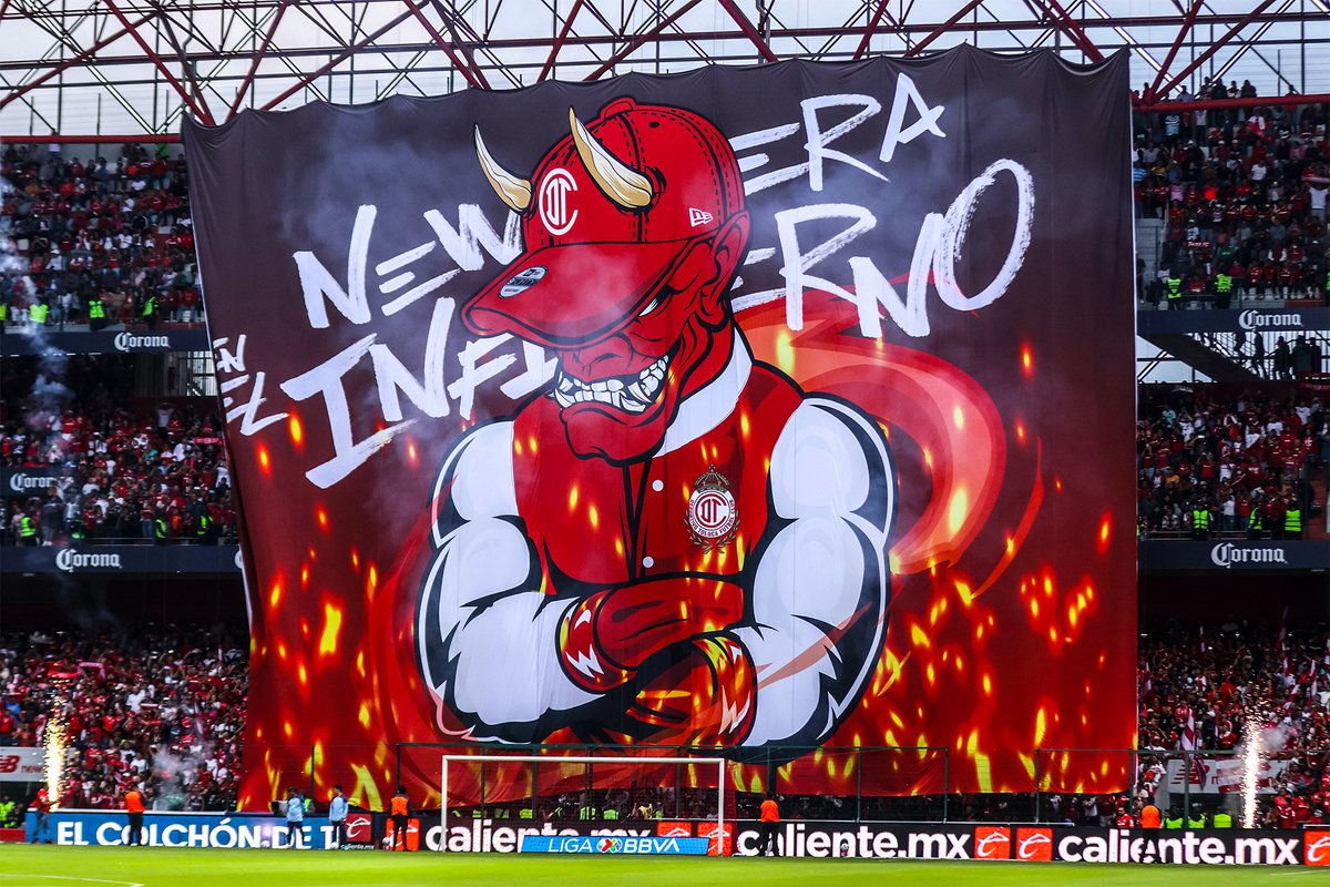 TolucaFC's tweet photo. 𝙉𝙚𝙬 𝙀𝙧𝙖 𝙚𝙣 𝙚𝙡 𝙄𝙣𝙛𝙞𝙚𝙧𝙣𝙤 ❤️‍🔥 https://t.co/J9mfjSjAkr
