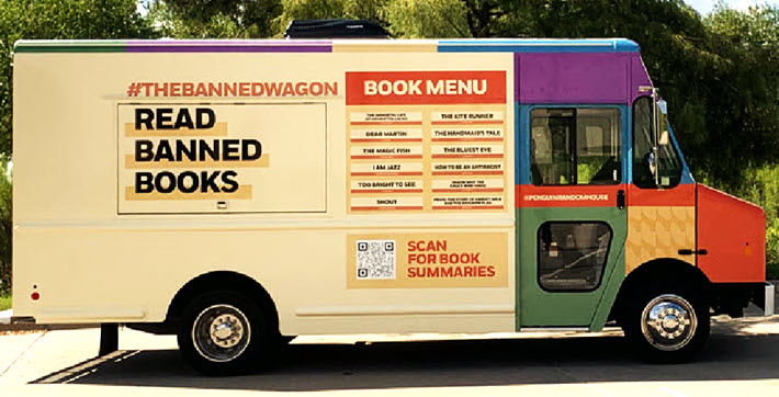 From the week: #PRH’s ‘Banned Wagon’ Rolls Out | @Porter_Anderson bit.ly/3F0pnvI #BannedBooks23 @PENAmerica @PenguinRandom #TheBannedWagon | #US: @BannedBooksWeek opens and #PenguinRandomHouse is taking some of its most heavily attacked books on the road. @IntPublishers