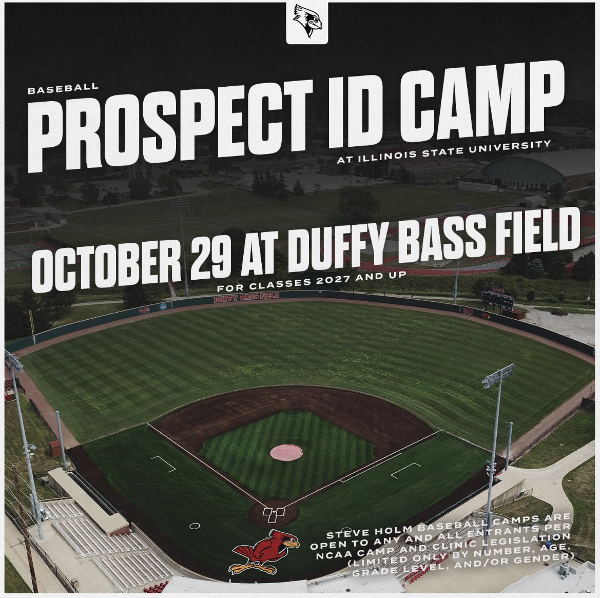 We are just under one month away from our last Prospect ID Camp of the year. Don’t miss out on a great opportunity to learn and perform at Duffy Bass Field! Sign up at: info.collegebaseballcamps.com/baseballcampsi…
