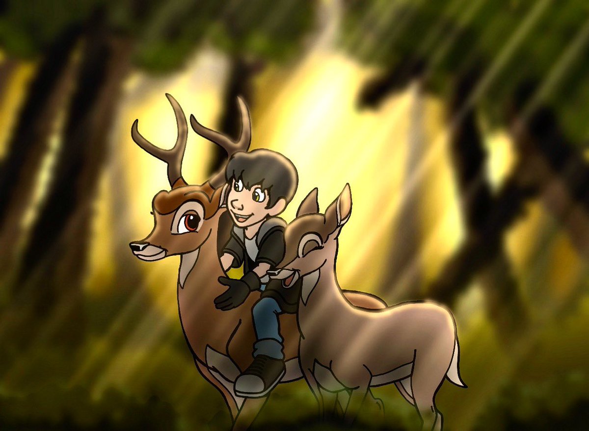 JManTheAngel2's tweet photo. Jack Marten in the Forests with Bambi and Faline.
@disney @disneyanimation #disney #bambi #faline #deer #jmantheangel https://t.co/bYJodDJr6Q