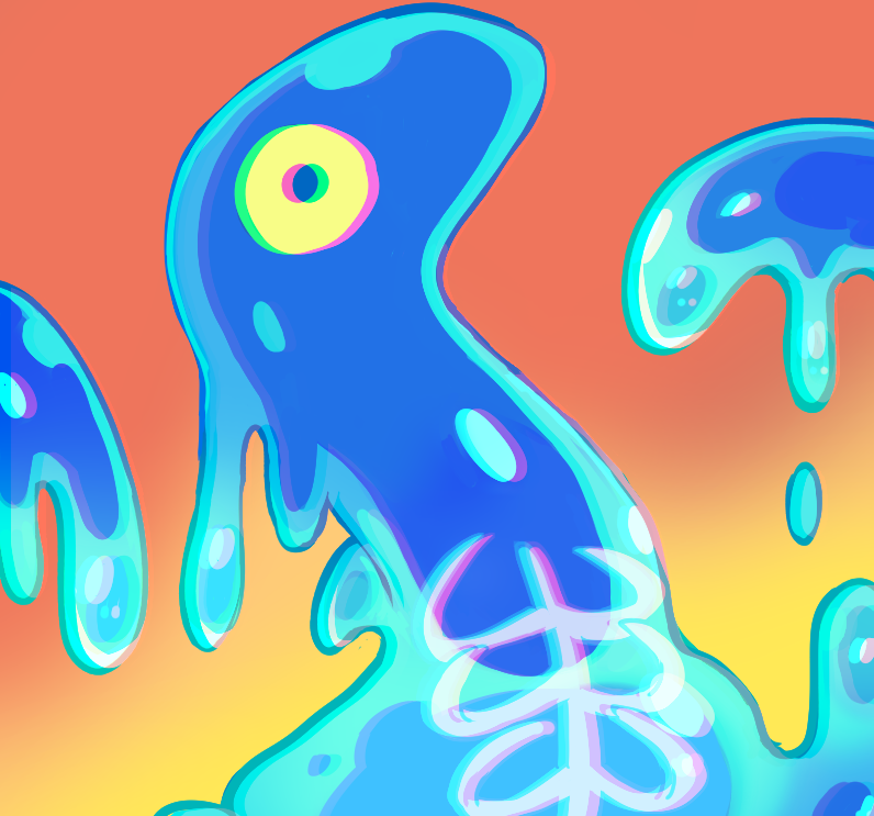 「Slime time bby! 」|Taplaosのイラスト