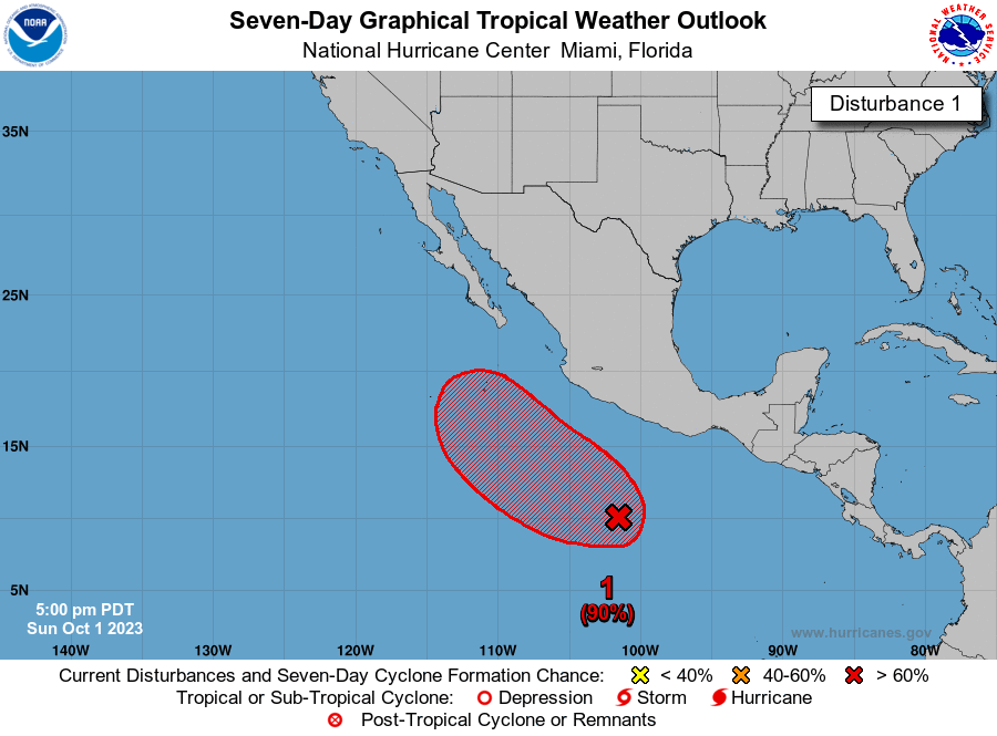 LimWeather's tweet photo. D140 EPAC #HurricaneSeason2023 8pm EDT
AOI near #Mexico now #Invest98E, has a 60% in 2 days, 90% chance🍒to develop into a TC in 7 days,all interests along the Mexican pacific coast are to and should watch this very closely
#Tropicswx #Wxtwitter #HurricaneSeason #EP98 #98E #Lidia https://t.co/aDvK2Guj84