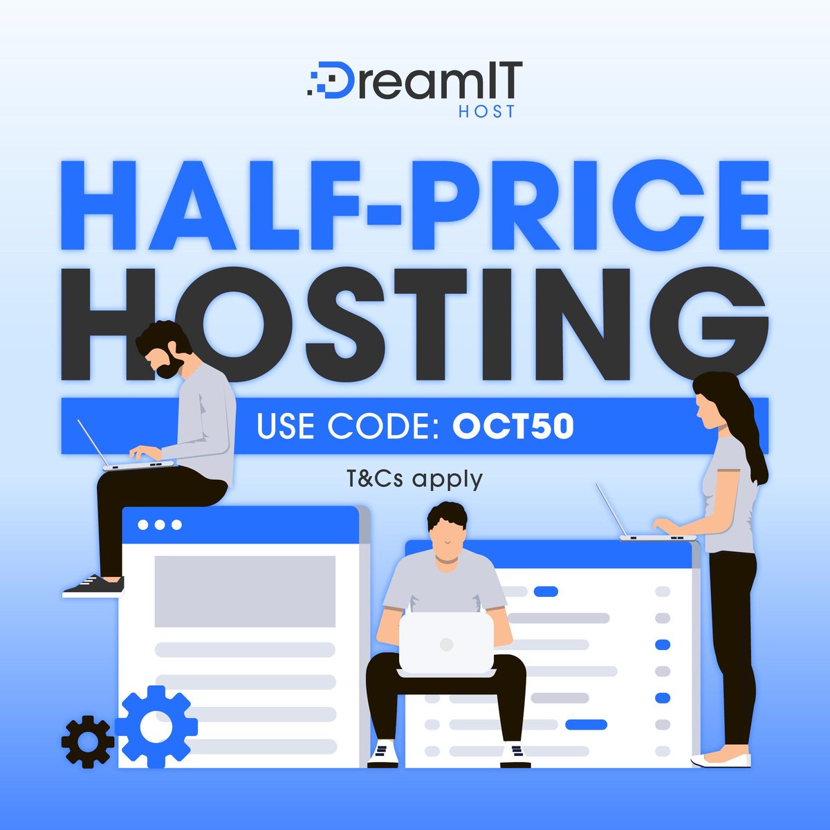 HALF-PRICE HOSTING | Use code 'OCT50' to get 50% OFF your first invoice on new or additional Web, Email, Premier, Reseller Web, Reseller Email, VPS and CDN hosting services! T&Cs apply.
-
#dreamithost #australian #webhosting #emailhosting #resellerhosting #cdn #vps