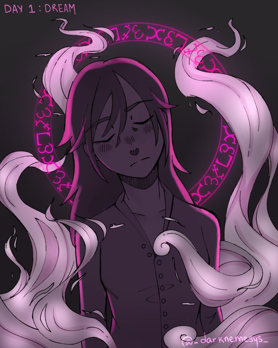 _darknemesys_'s tweet photo. Inktober day 1: Dream
I, once again, got ahead of myself. I feel  I'm not gonna keep this up for a whole month 😂
#inktober2023day1 #inktober2023 https://t.co/gazSzq3ddc