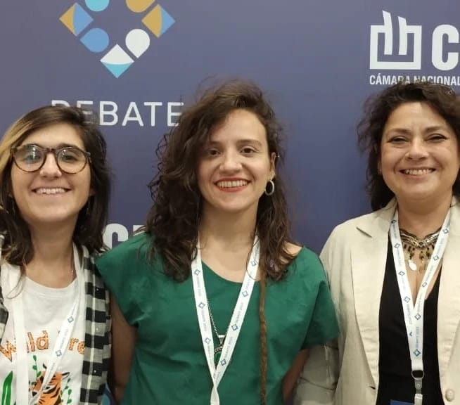 Adriana Guerrero, coordinadora de CLADEM Argentina,  Florencia Vallino y Fernanda Marchese, directoras de <a href="/ANDHES_org/">ANDHES Derechos Humanos</a>   fueron invitada a presenciar el Primer #DebatePresidencial2023  en el Centro de Convenciones FORUM en Santiago del Estero. #SantiagoDelEstero