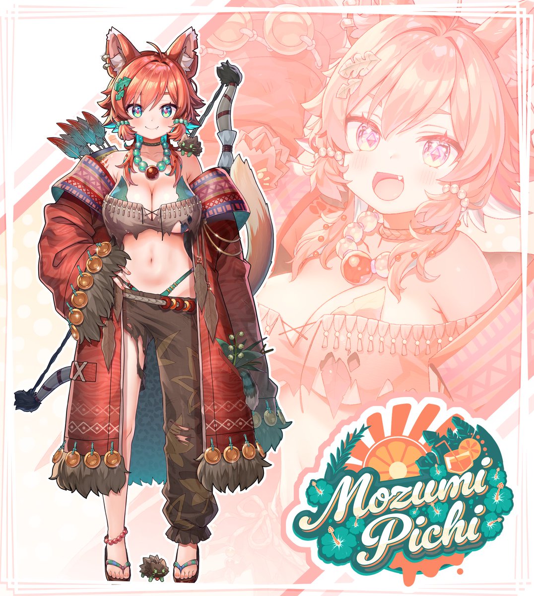 MozumiPichi's tweet image. ⫷〘About Me〙⫸
My Name is Mozumi Pichi! You can call me Mozzu!
I am a maned wolf forest ranger under @VirtualDere !
Artist: @/ayaoshiro
Oshi Mark:🍹
Heart:🍑
🍹Tags & Links: v-dere.moe/talents/mozumi…
🍹Merchandise: v-dere.moe/store?vtuber%5…
🍹Music: v-dere.moe/music/mozumi-p…
