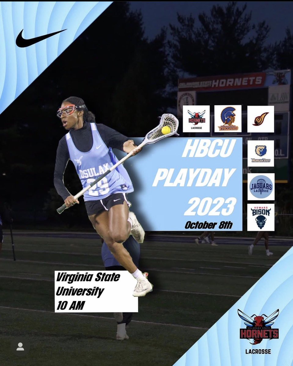 We’re excited to be a part of the FIRST HBCU PLAYDAY hosted at VSU. Come out and support your Hornets this Sunday!🐝🤎

#StrengthInUnity | 🐝🥍