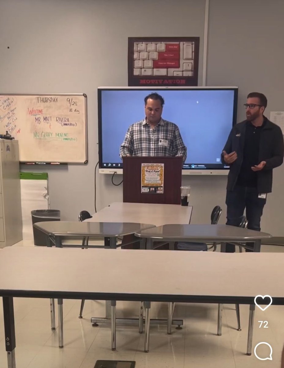 32 <a href="/VEInternational/">veinternational</a> students at East had the opportunity to hear from 2 super successful entrepreneurs, Mr. Rivera and Mr. Moreno- an East grad! Students gained insight into the dedication, grit, and continued commitment to learning it takes for continued success. <a href="/SachemSchools/">Sachem Schools</a>