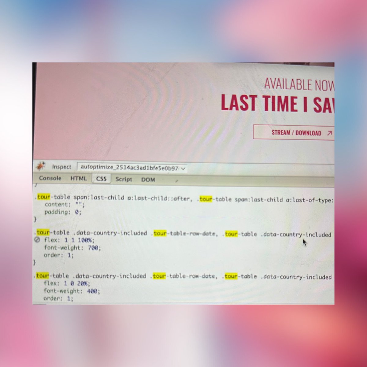 onikamagazinee's tweet photo. ‼️| According to the source code of Nicki Minaj’s site, tour dates/information have already been added. 

— this section is currently hidden &amp; unreleased. 👀 https://t.co/9bopMdSg7P