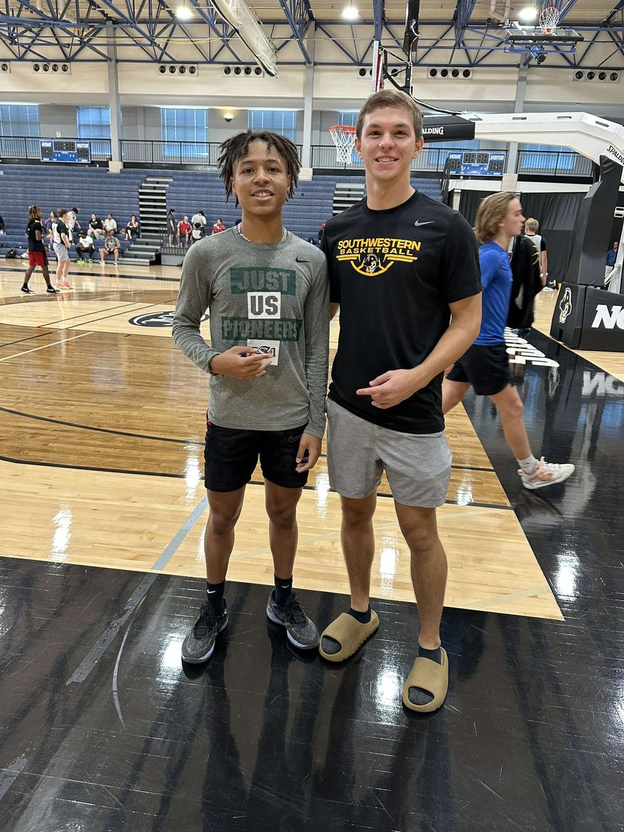 thanks for having me ! <a href="/SUPiratesMBB/">Southwestern MBB</a> <a href="/TheRealAddisonH/">Addison Herbert</a> @CoachK_SU <a href="/AlexMelillo4/">Alex Melillo</a>