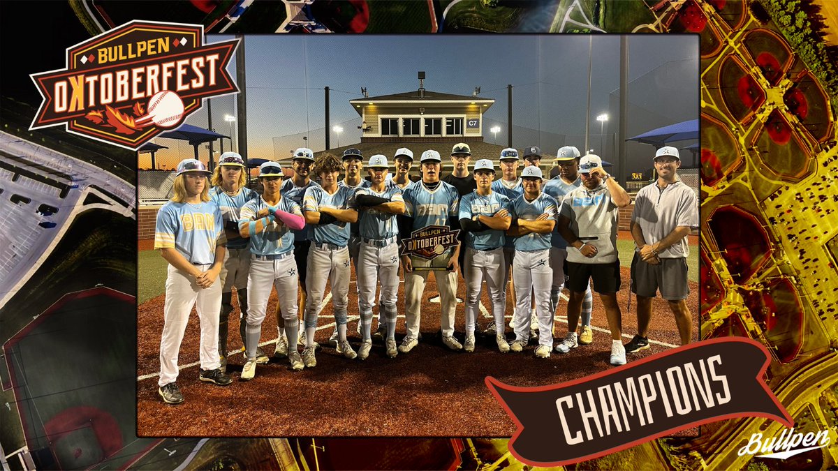 🏆Congratulations to the 2023 Bullpen Oktoberfest 17u Champions, BAM 2025 Signature!!🏆 

#WhereBaseballMatters
